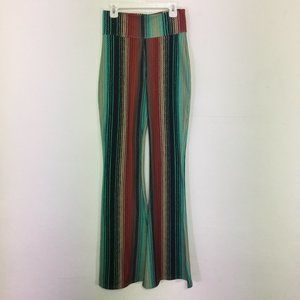 Crazy Train Bell Bottom Flair Pants Hippie Disco